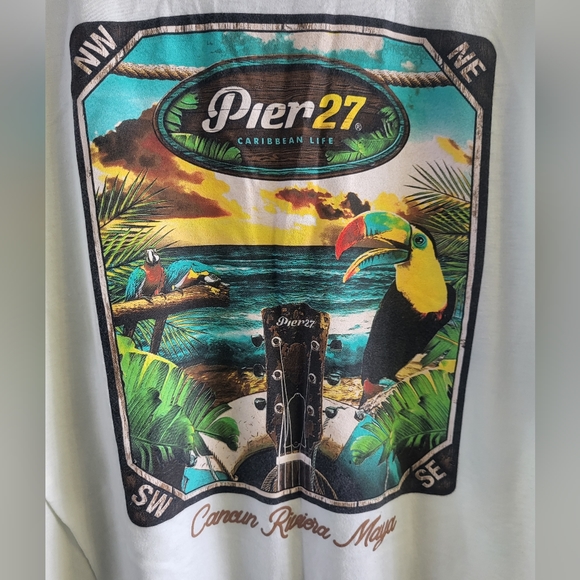 Pier 27 Cancun Riviera Maya T-Shirt - Sz M - Picture 3 of 6